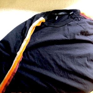 Scotch and soda long sleeve shirt w side stripe